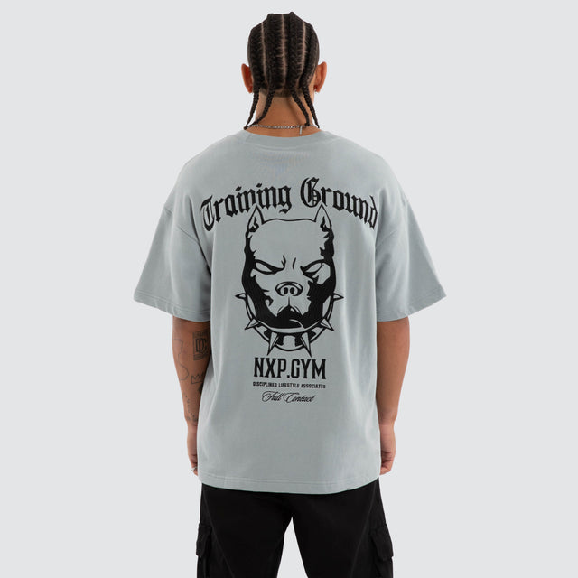 Mighty Loopback Raptor Tee Quarry