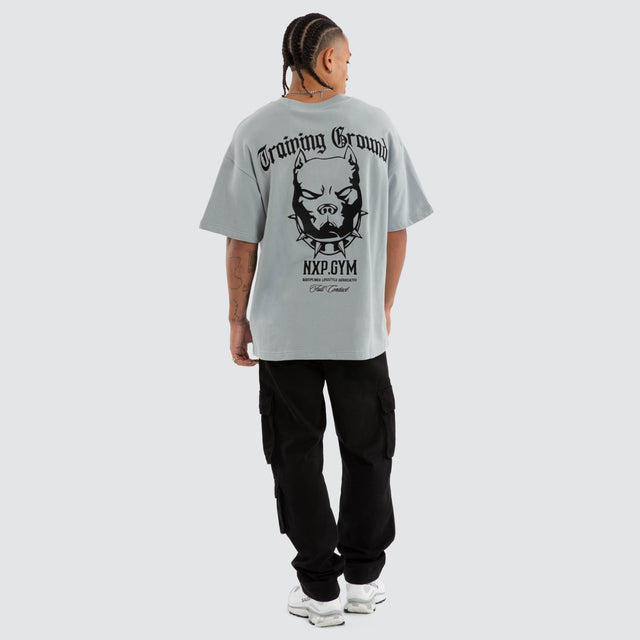 Mighty Loopback Raptor Tee Quarry