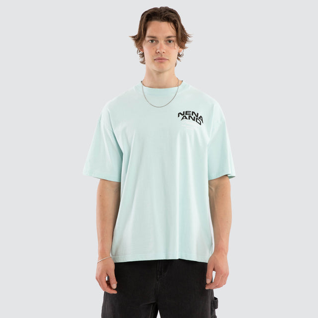 Loyal Raptor Tee Pastel Blue
