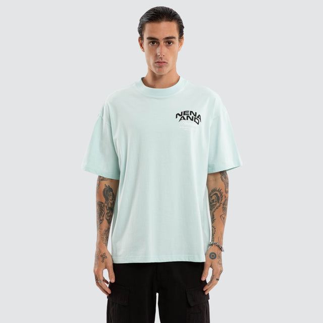 Loyal Raptor Tee Pastel Blue