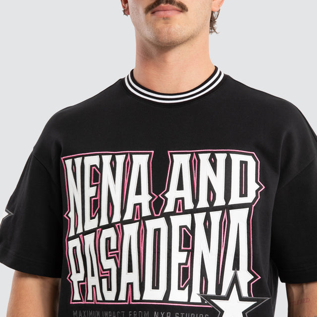 Destined Loopback Raptor Tee Anthracite Black
