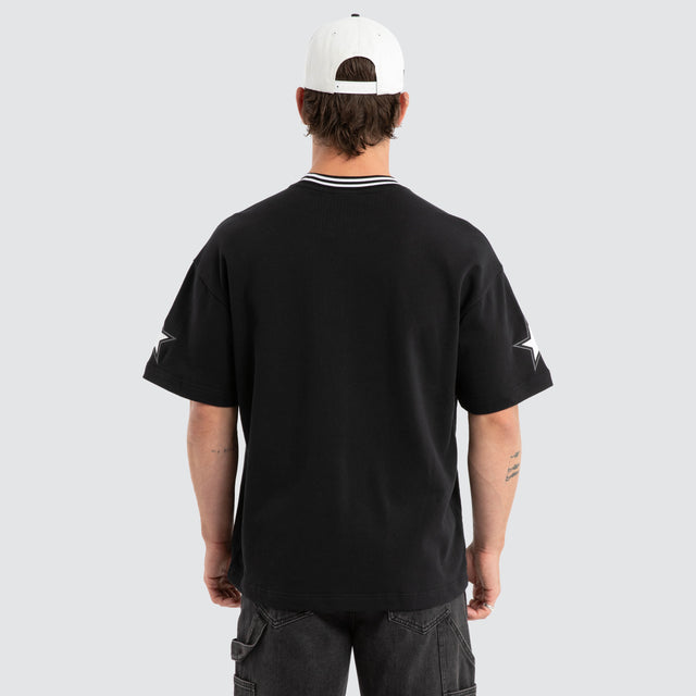 Destined Loopback Raptor Tee Anthracite Black
