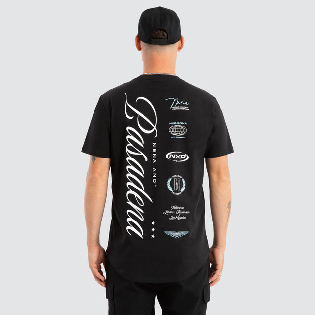 Pledge Dual Curved Tee Jet Black