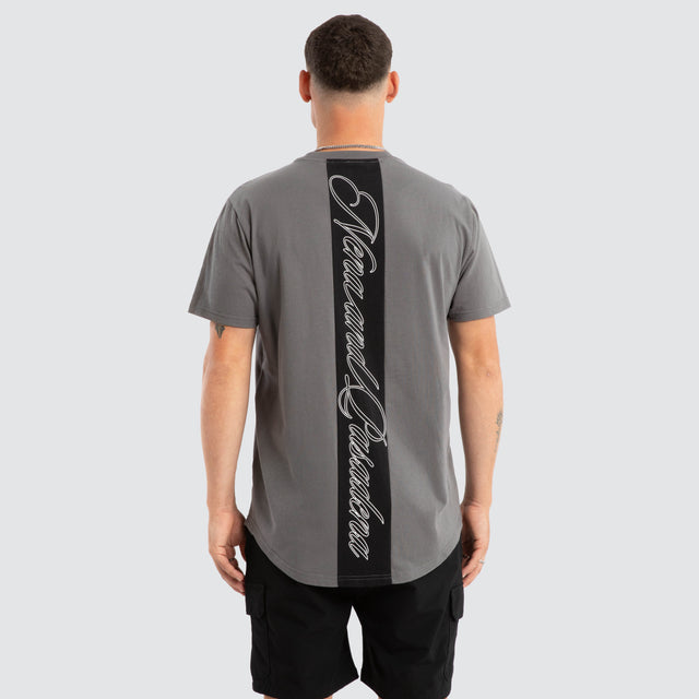 Juncture Dual Curved Tee Charcoal