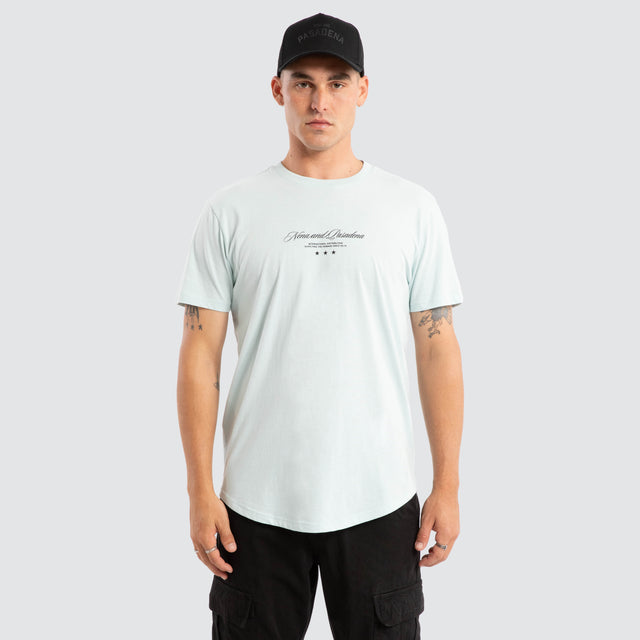 Juncture Dual Curved Tee Pastel Blue