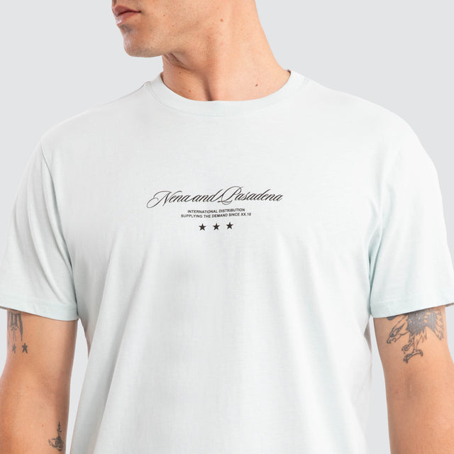 Juncture Dual Curved Tee Pastel Blue