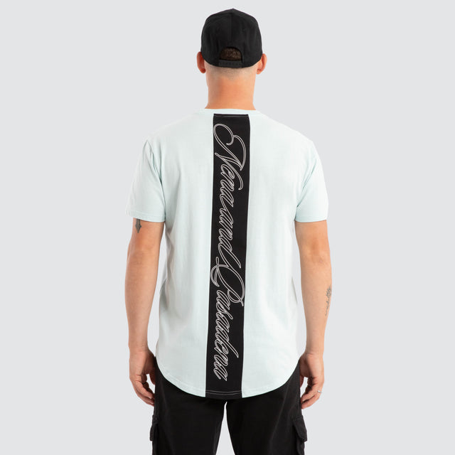 Juncture Dual Curved Tee Pastel Blue