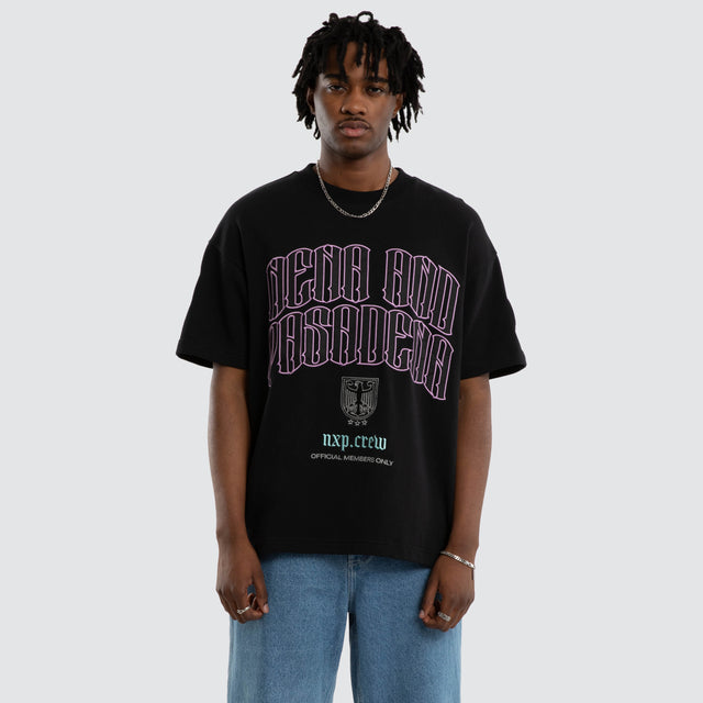 Maverick Loopback Raptor Tee Anthracite Black
