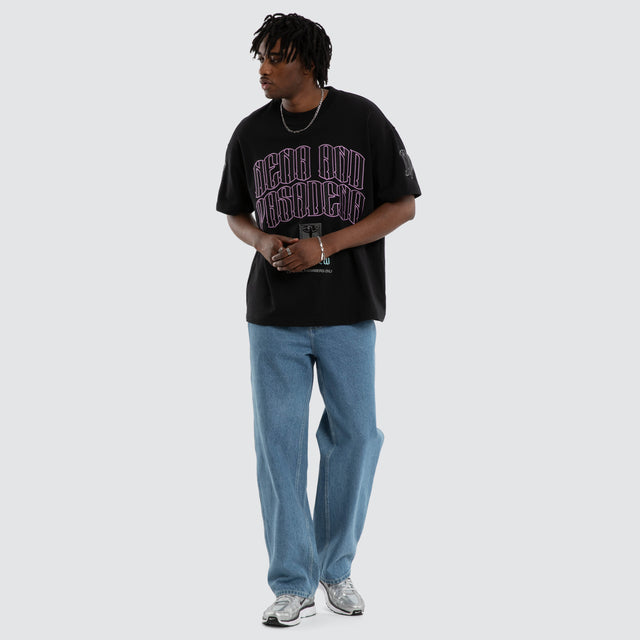 Maverick Loopback Raptor Tee Anthracite Black
