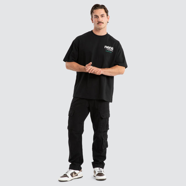 Milestone Raptor Tee Jet Black