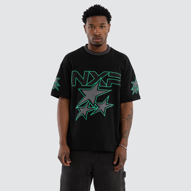 Glitches Loopback Raptor Tee Jet Black