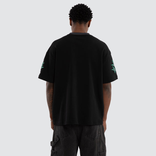 Glitches Loopback Raptor Tee Jet Black