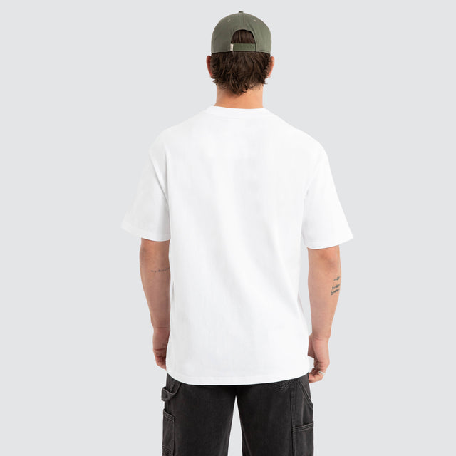 Buffer Box Fit Tee White
