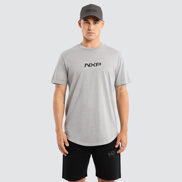 Deliberate Dual Curved Tee Pigment Alloy