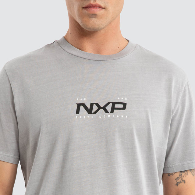 Deliberate Dual Curved Tee Pigment Alloy