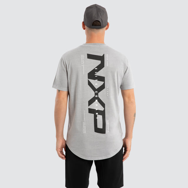 Deliberate Dual Curved Tee Pigment Alloy