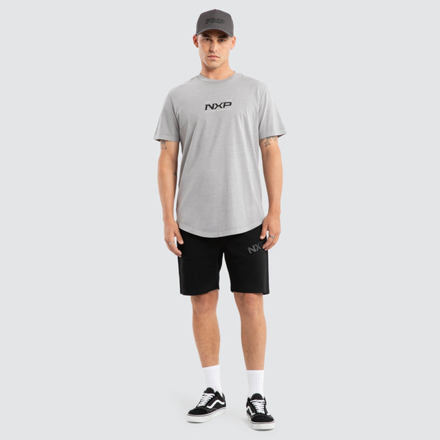 Deliberate Dual Curved Tee Pigment Alloy