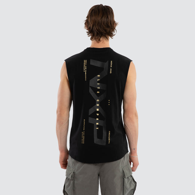 Deliberate Dual Curved Muscle Jet Black