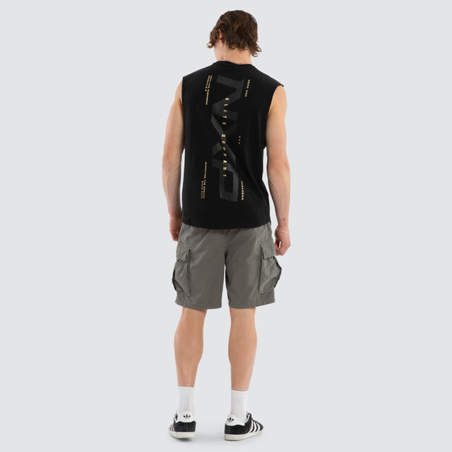 Deliberate Dual Curved Muscle Jet Black