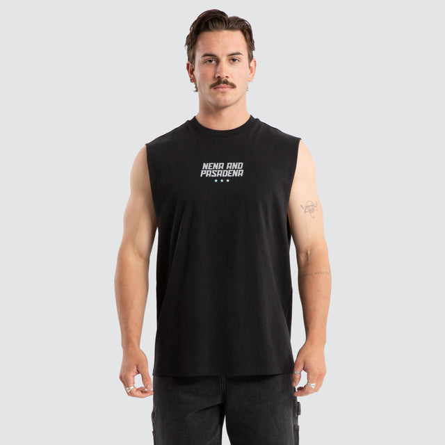 Vision Relaxed Muscle Jet Black