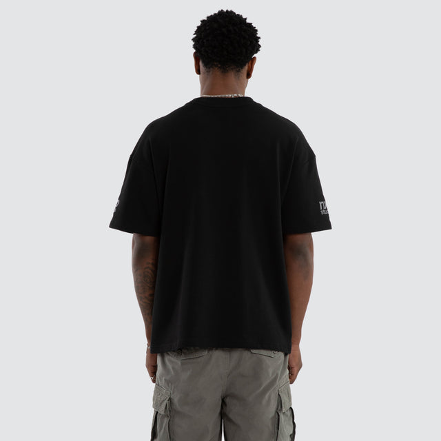 Exile Loopback Raptor Tee Jet Black