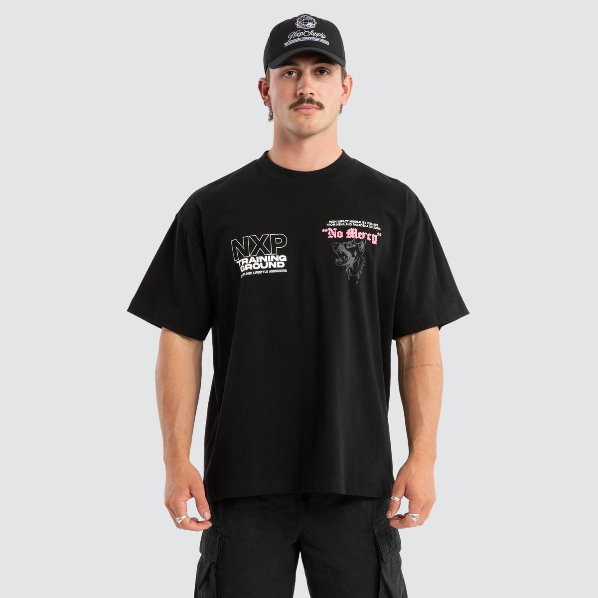 Conrad Box Fit Tee Jet Black | NXP