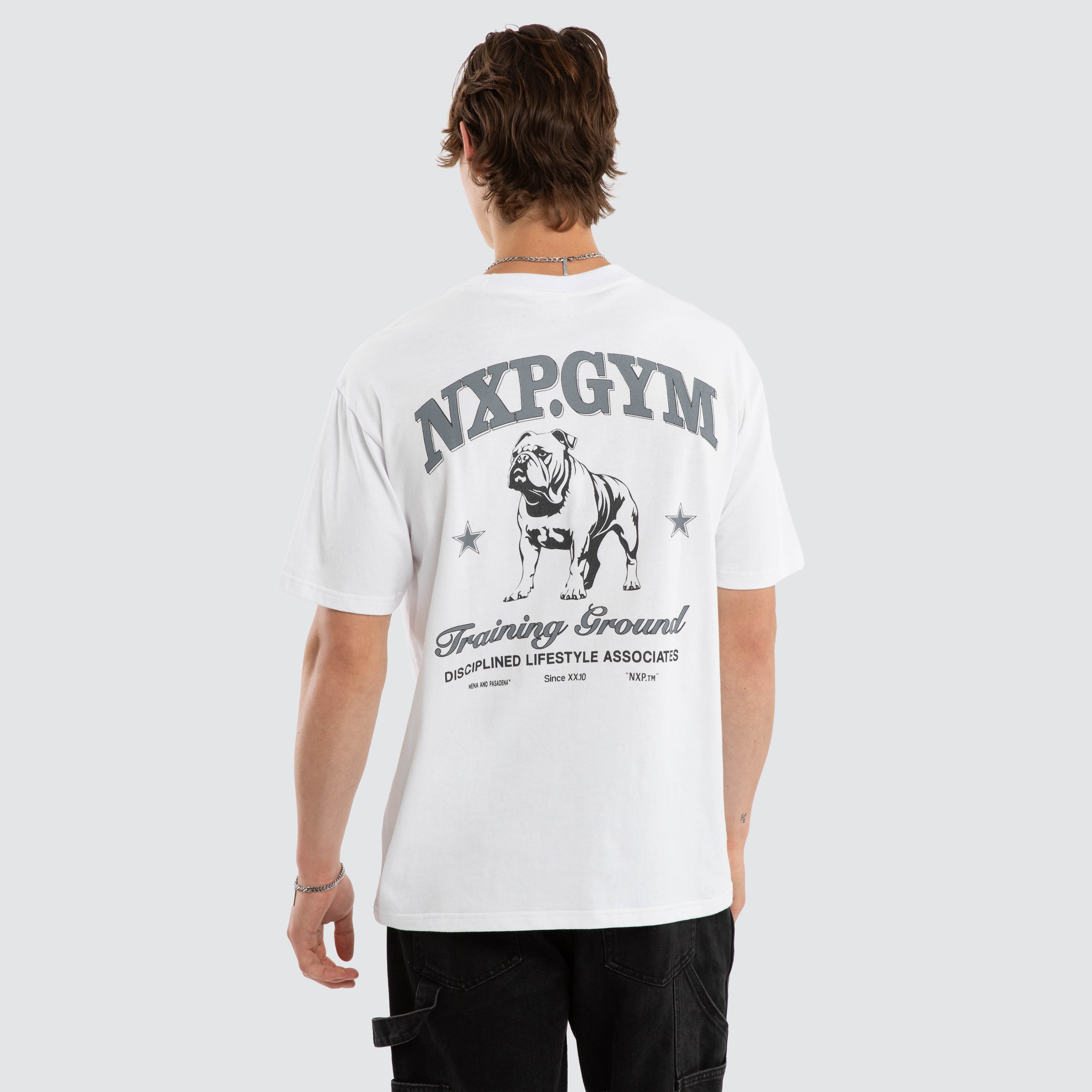 Ground Box Fit Tee White | NXP