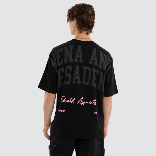 Mystic Oversized Tee Jet Black