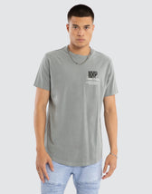 Dynamic Dual Curved Tee Pigment Neutral Grey