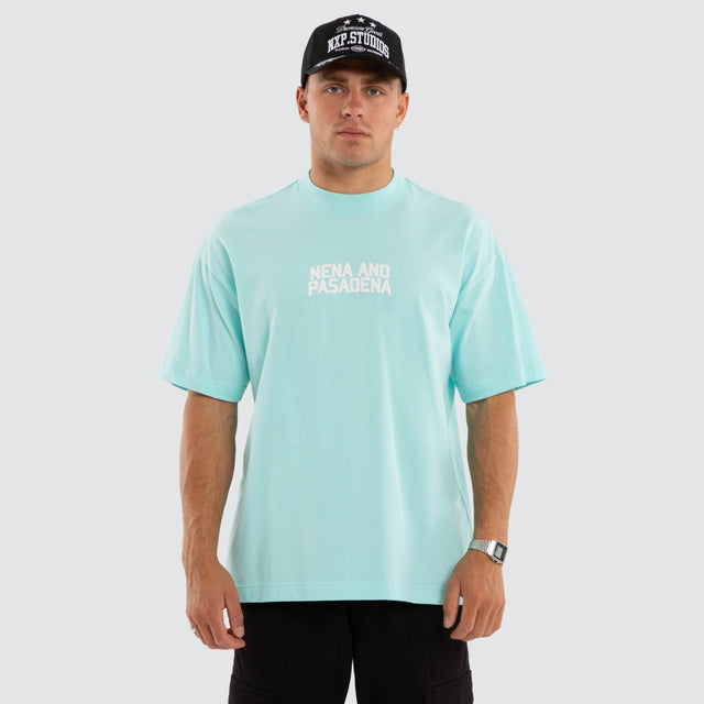 Model wears Performance Raptor Tee Blue Light T-Shirts  – image 3