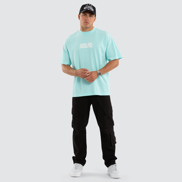 Model wears Performance Raptor Tee Blue Light T-Shirts  – image 2