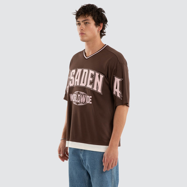 Forward Football Jersey Brown