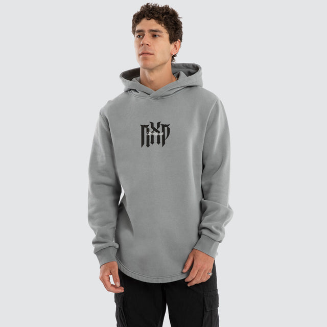 Draelith Dual Curved Hoodie Pigment Ultimate Grey