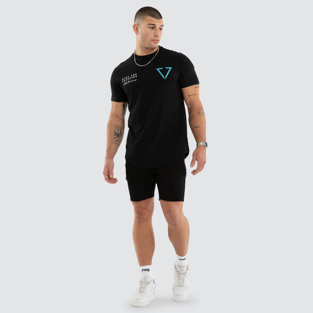 Eidolon Dual Curved Tee Jet Black