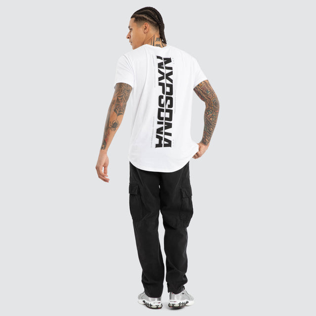 Caligo Dual Curved Tee Optical White