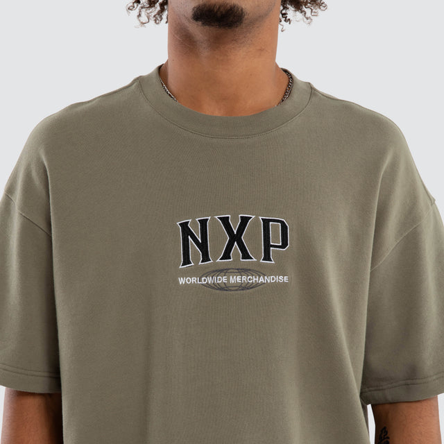 Khaor Loopback Raptor Tee Khaki