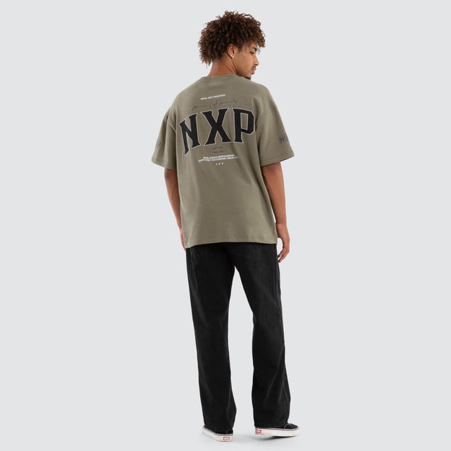 Khaor Loopback Raptor Tee Khaki