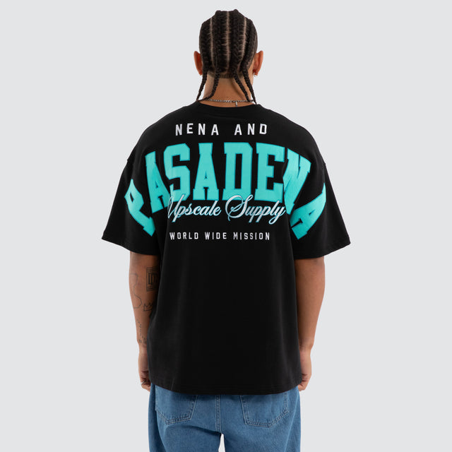 West Loopback Raptor Tee Anthracite Black