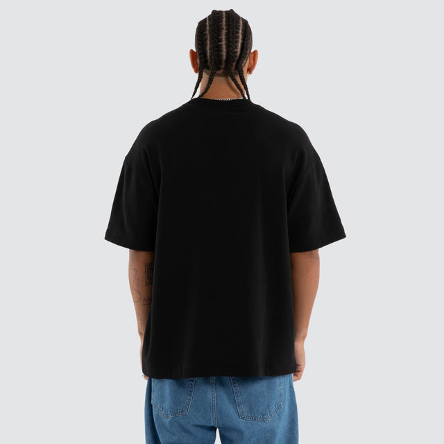 Draekon Loopback Raptor Tee Anthracite Black