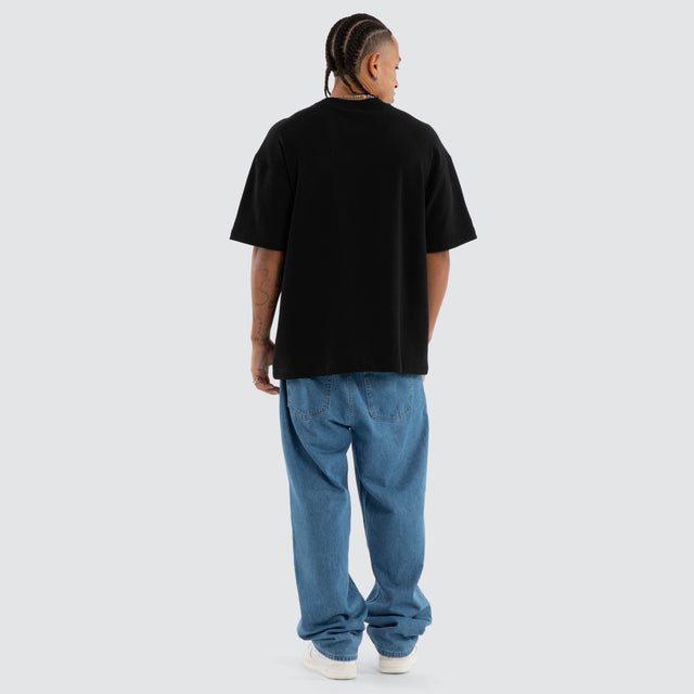 Draekon Loopback Raptor Tee Anthracite Black