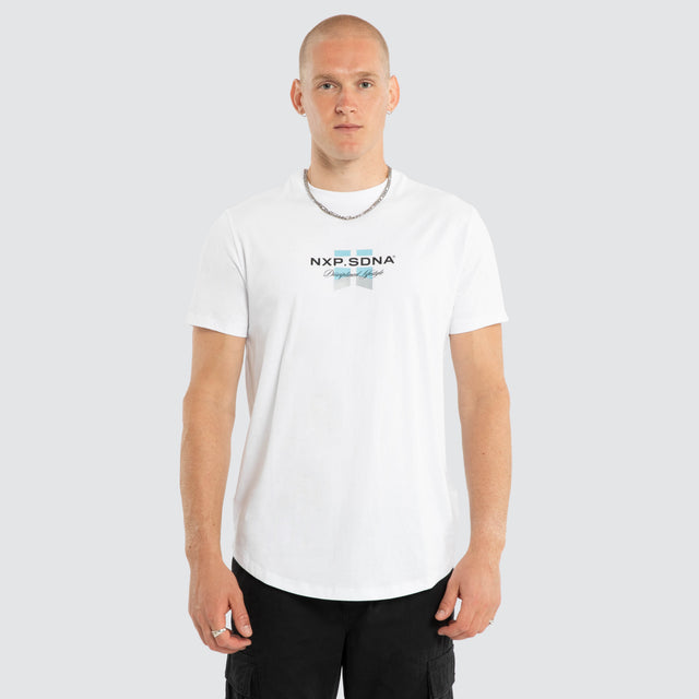 Lysis Dual Curved Tee Optical White