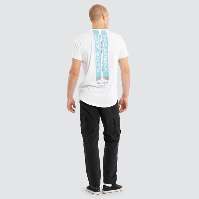 Lysis Dual Curved Tee Optical White