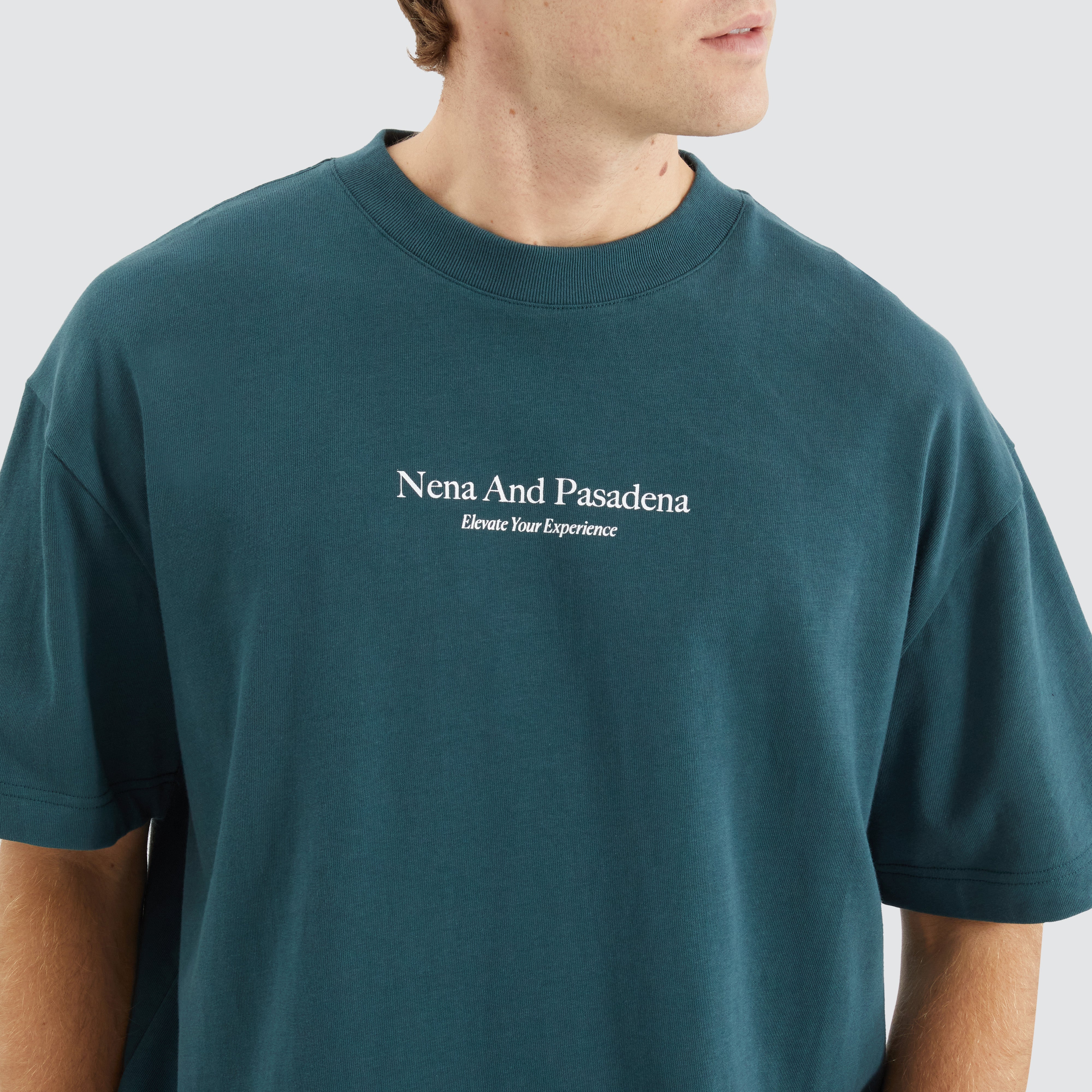 Blueprint Extra Heavy Street Tee in Sea Moss Green | NXP