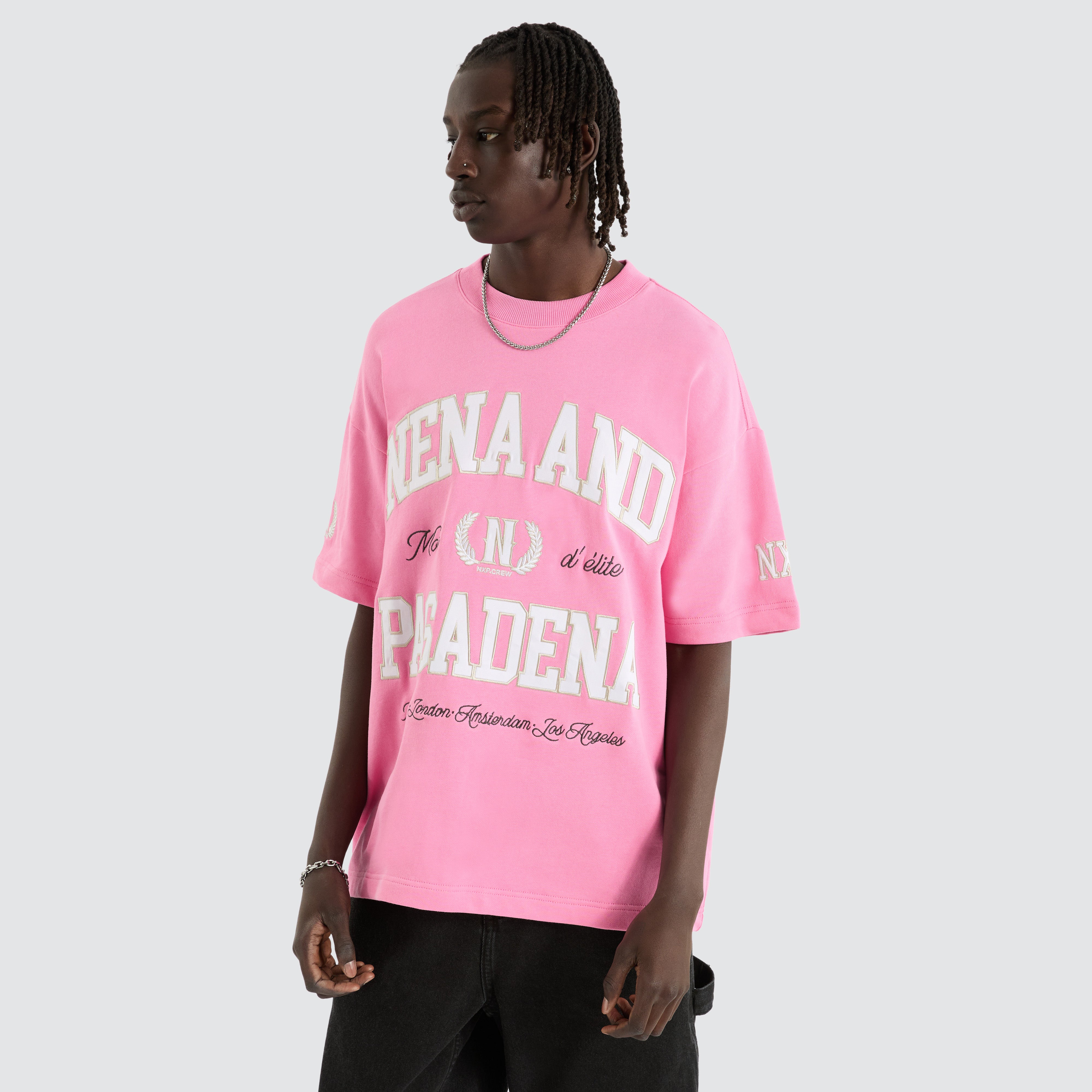 Club Loopback Raptor Tee in Pink | NXP