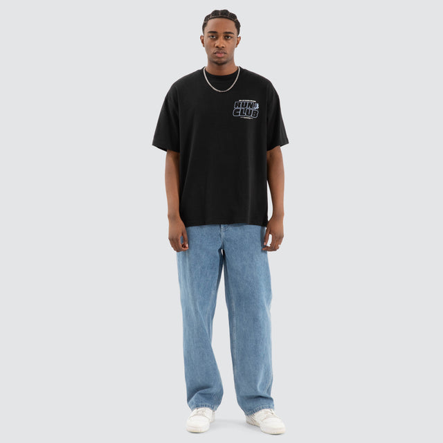 Run Club Raptor Tee Anthracite Black