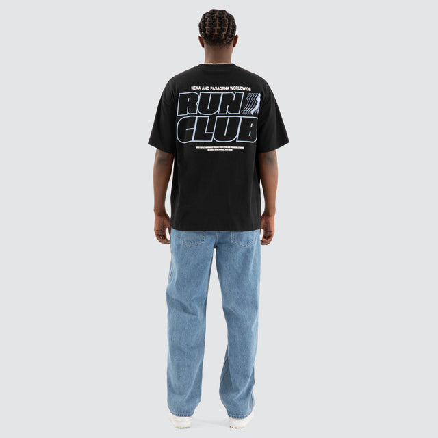 Run Club Raptor Tee Anthracite Black