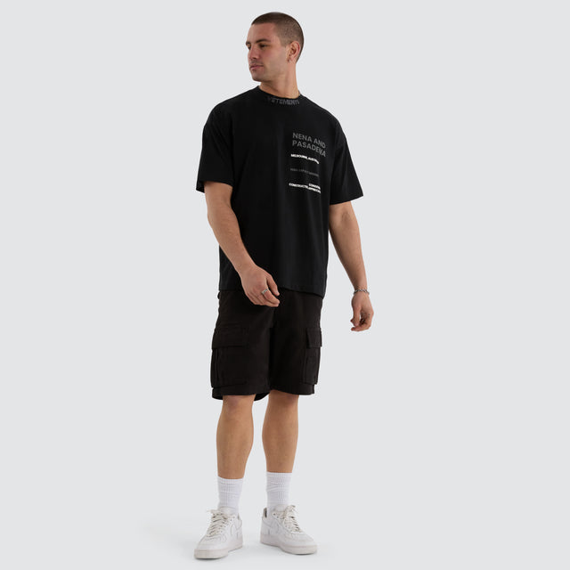 Passage Raptor Tee Anthracite Black