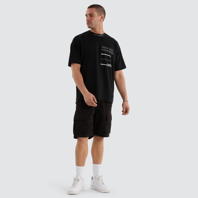 Passage Raptor Tee Anthracite Black