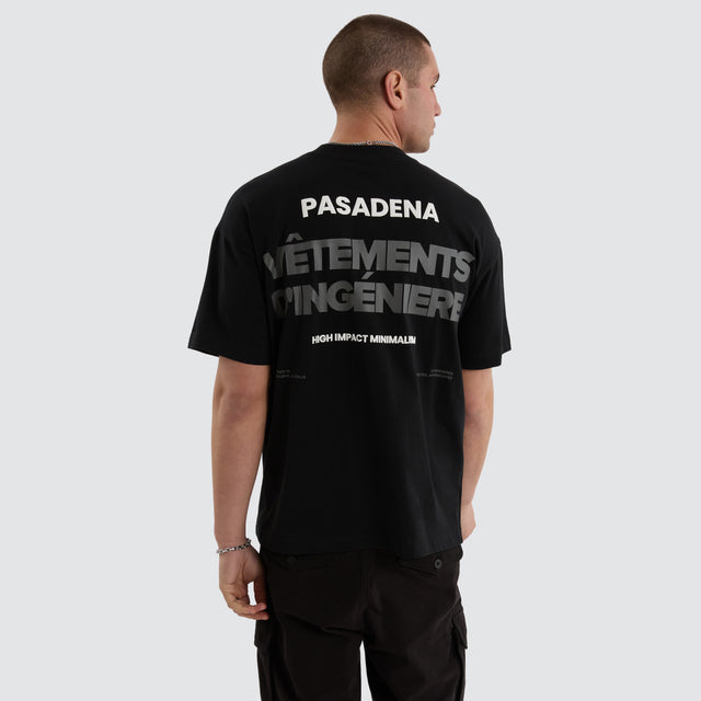 Passage Raptor Tee Anthracite Black