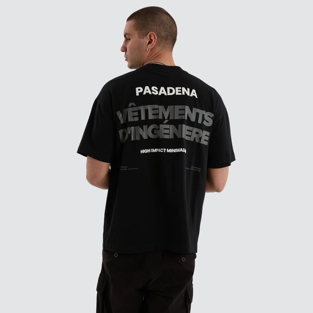 Passage Raptor Tee Anthracite Black